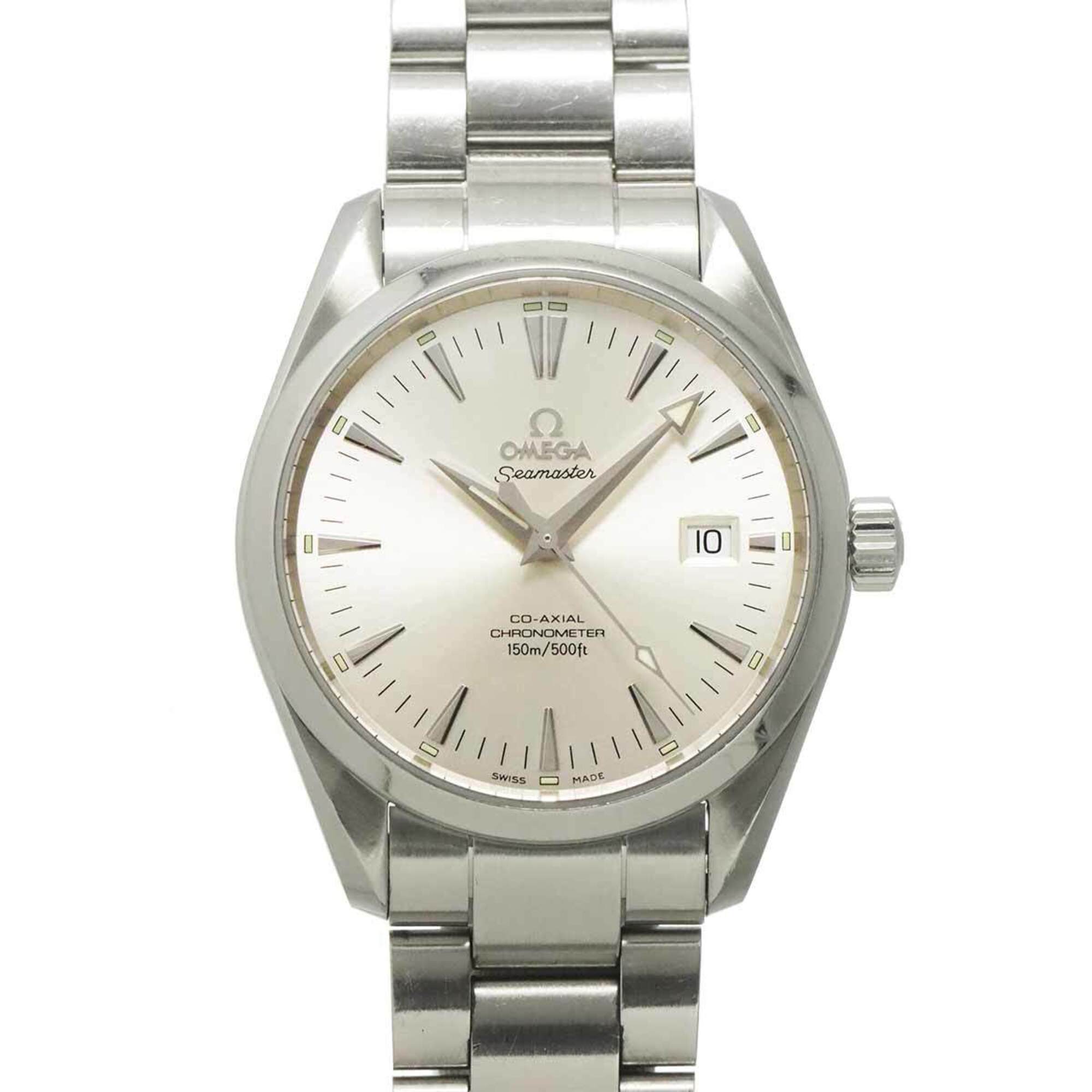Omega Seamaster Aqua Terra Co-Axial 2503 30 Men\'s Watch, Date, Silver, Automatic Movement