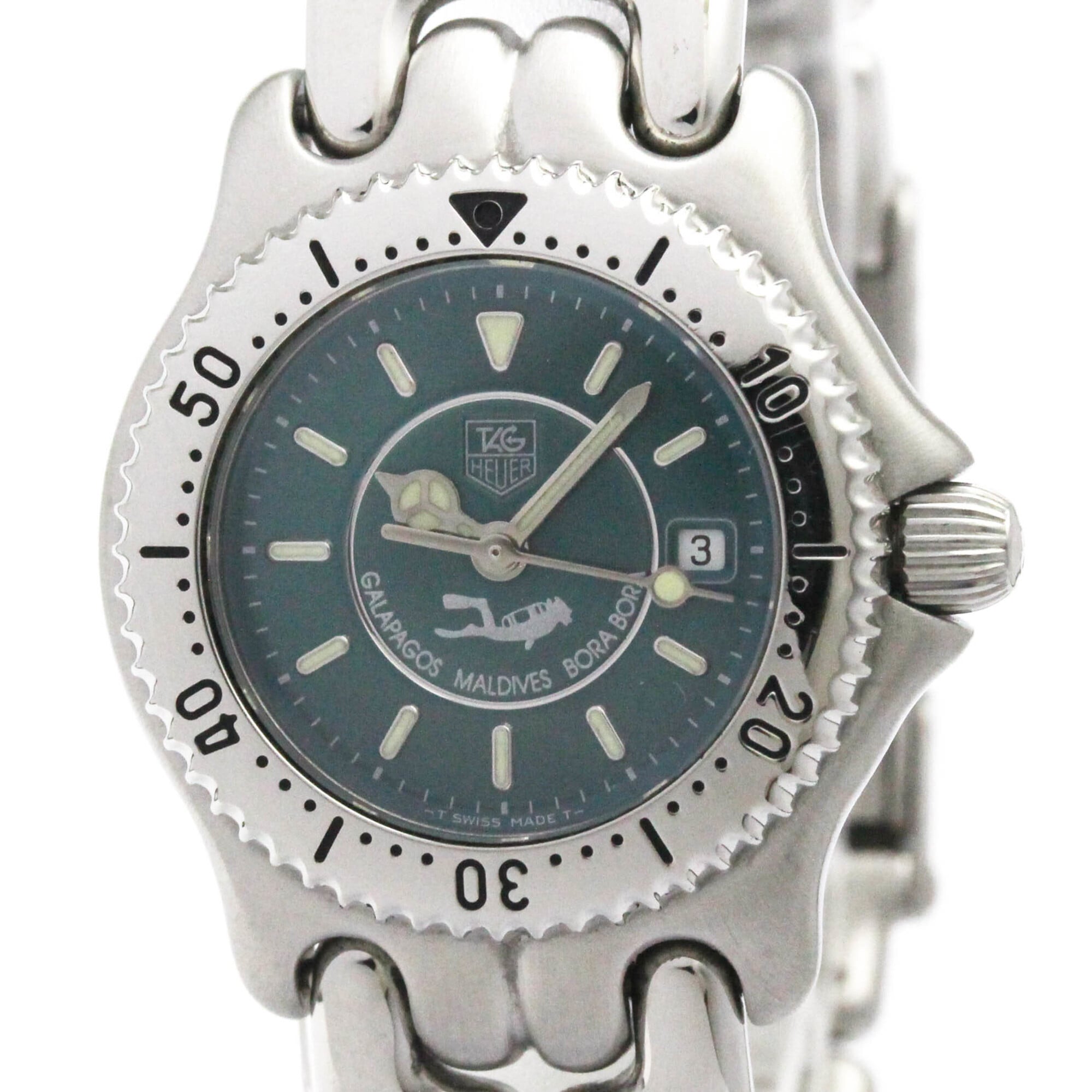 TAG HEUER Sel Galapagos Maldives Bora Bora LTD Watch WG131K Polished
