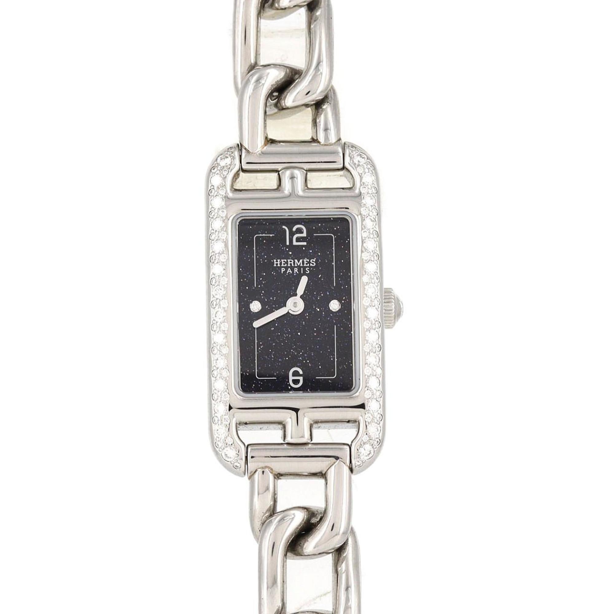 Herms Nantucket D-2P NA2.133 Stainless Steel Quartz Watch