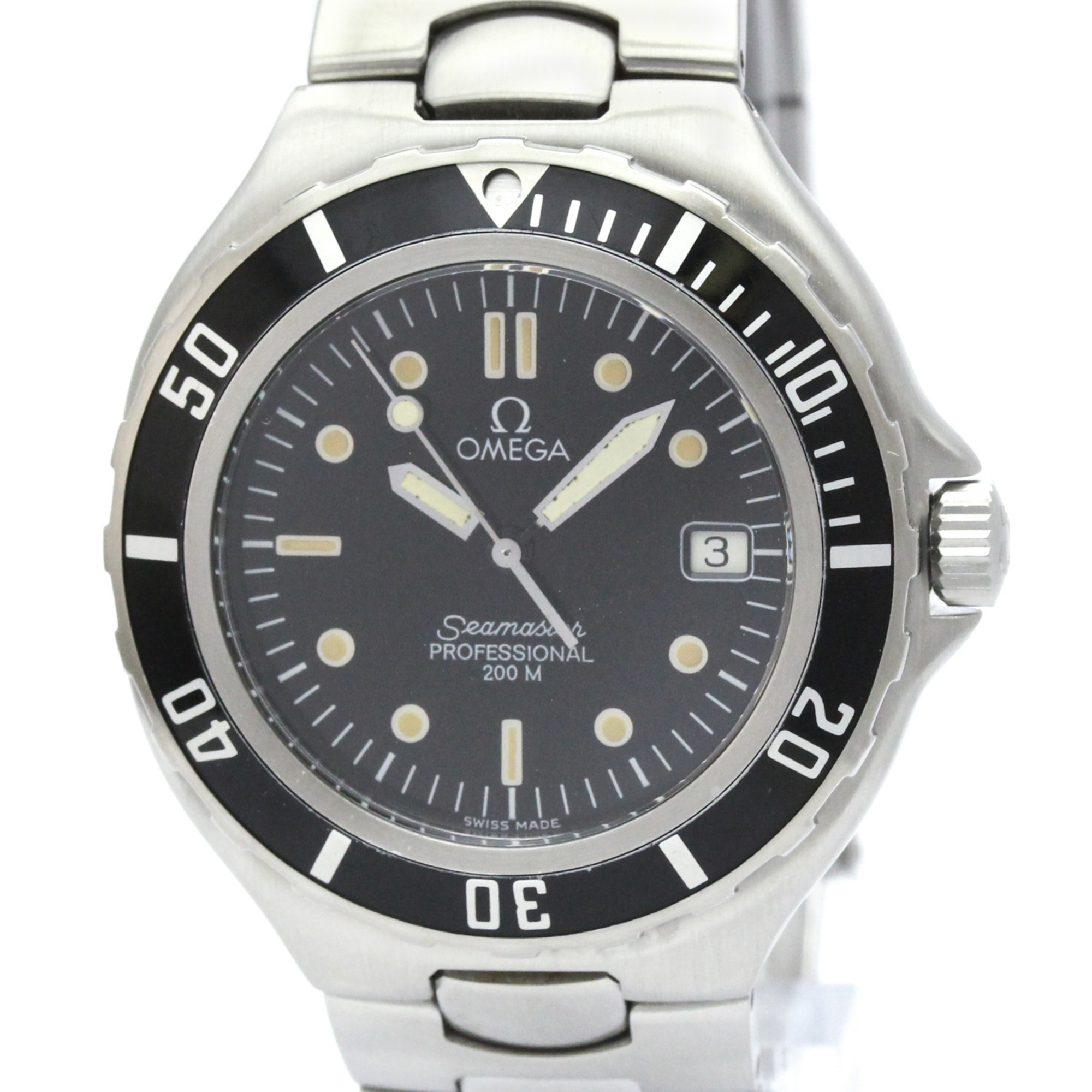 Omega Seamaster Quartz Stainless Steel Men\'s Sport 396.1062