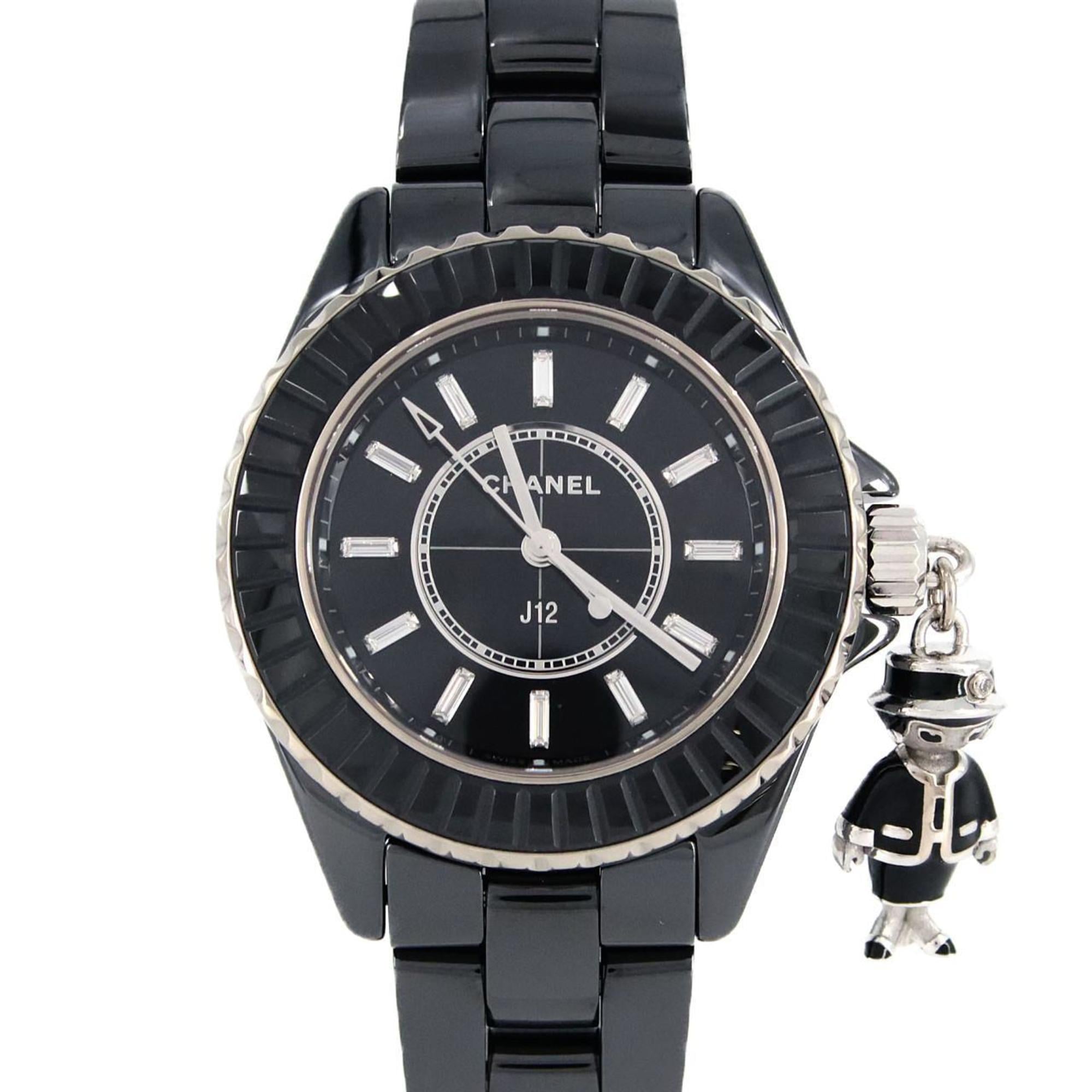 Chanel Mademoiselle J12 Acte 33mm Ceramic xWG LIMITED H6479 Wristwatch Quartz