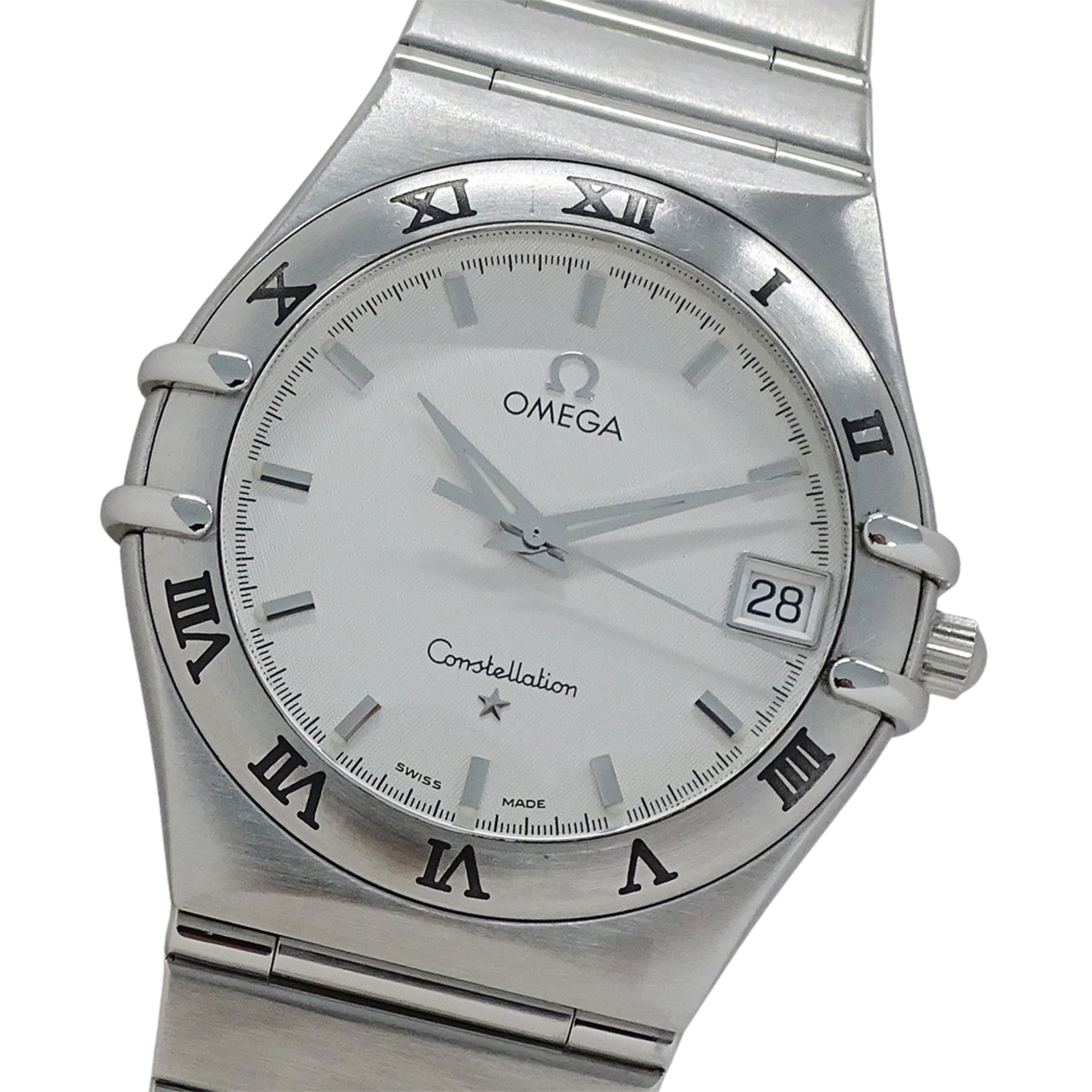 Omega Constellation 1512.30 Men\'s Watch, Brand Name, Date, Quartz, Stainless Steel (SS), Silver