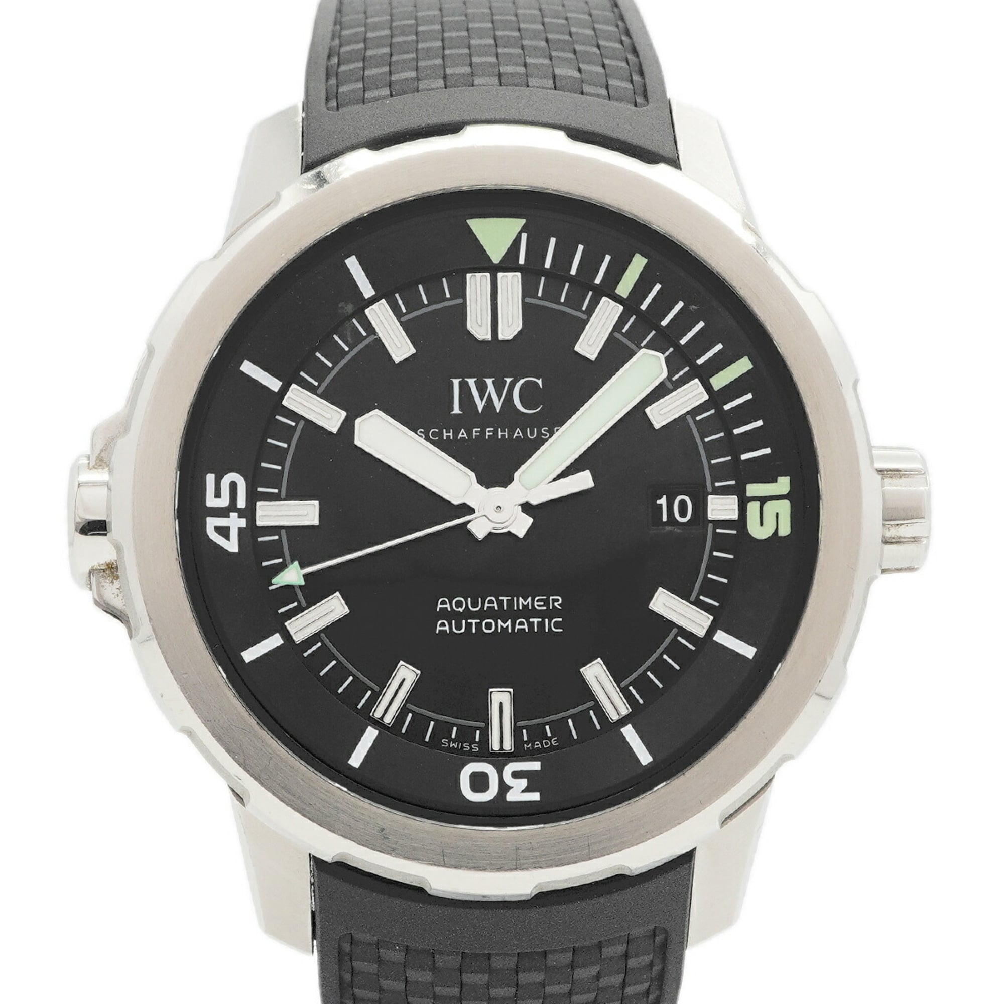 IWC Schaffhausen Aquatimer IW329002 Black Dial Men\'s Watch
