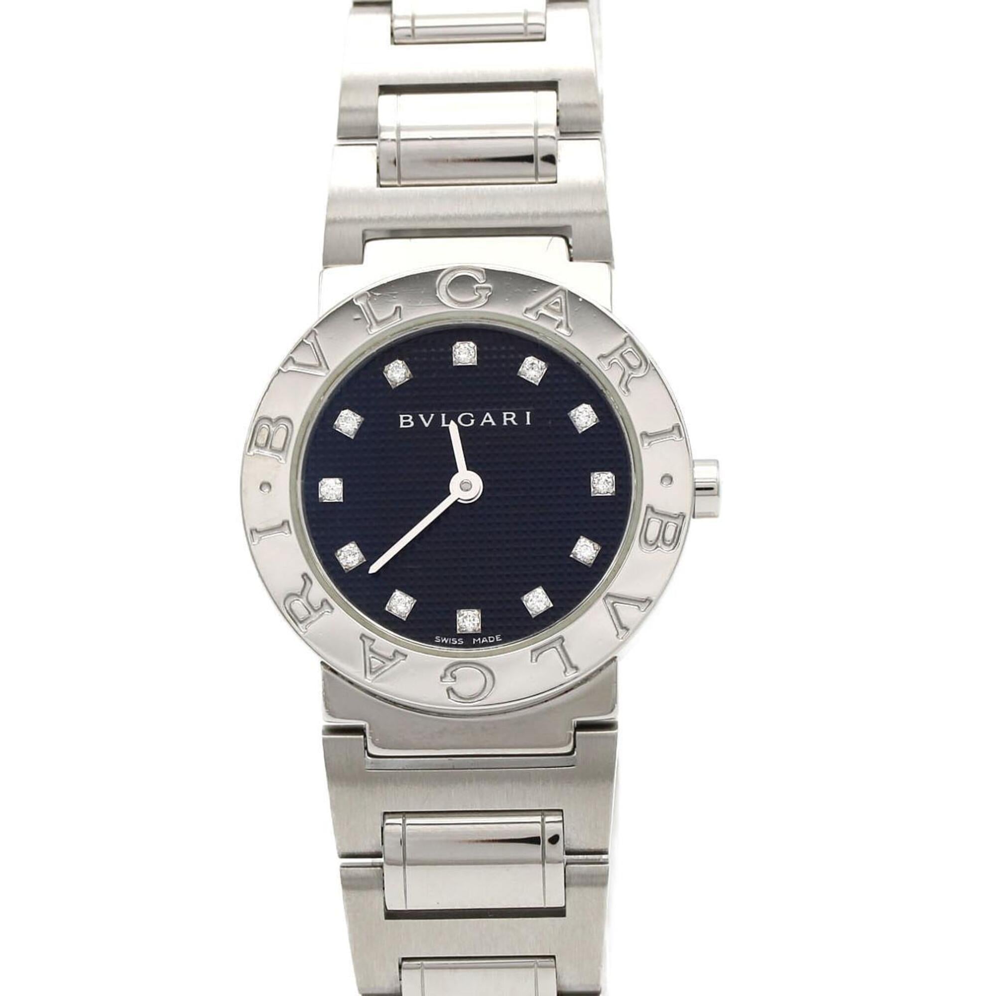Bulgari 12P BBL26S BB26BSS 12 SS Quartz Watch