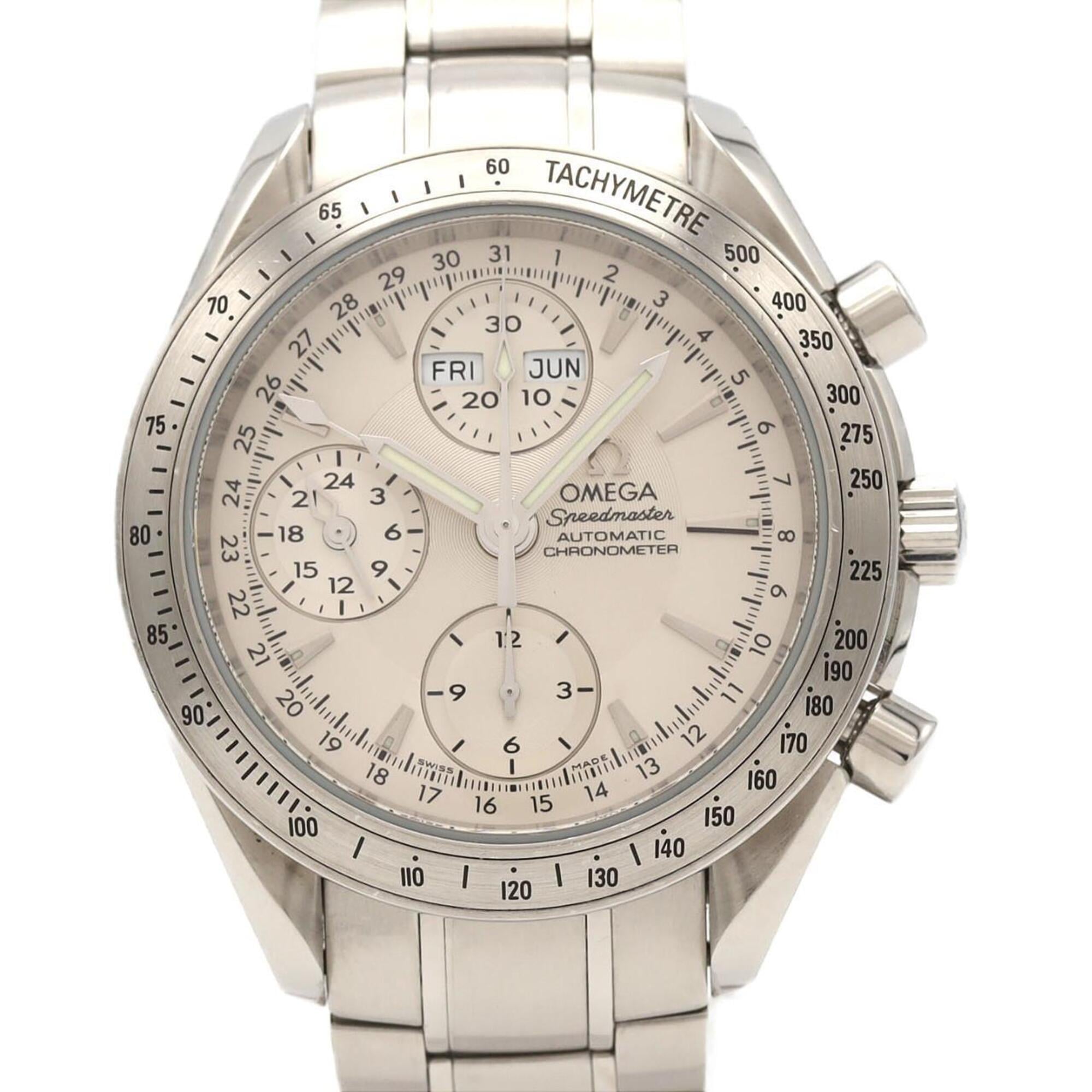 Omega Speedmaster Day-Date 3221.30 Stainless Steel Automatic Watch