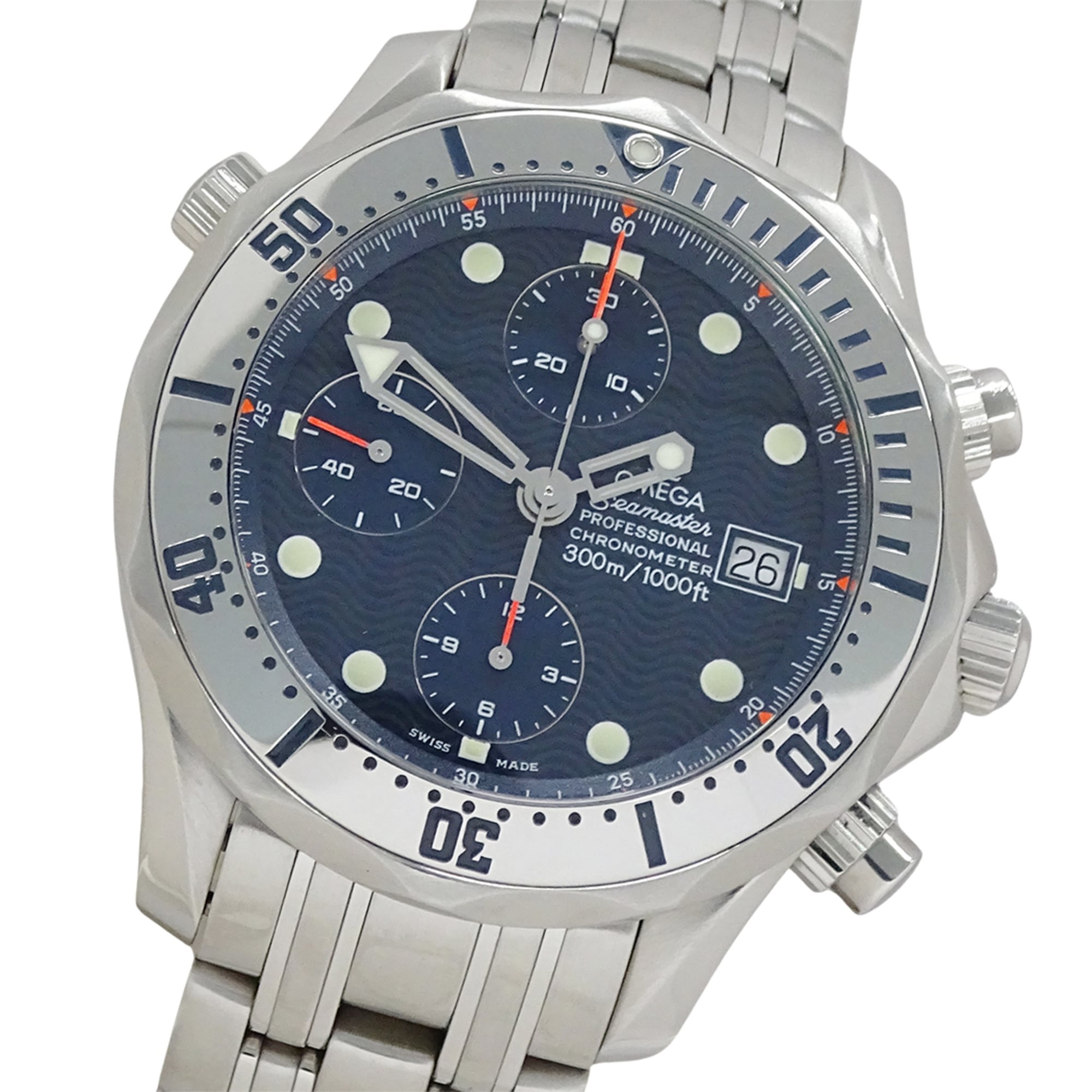 Omega Seamaster 2598.80 Men\'s Watch, Brand Name, 300m Water Resistant, Chronograph, Date, Automatic