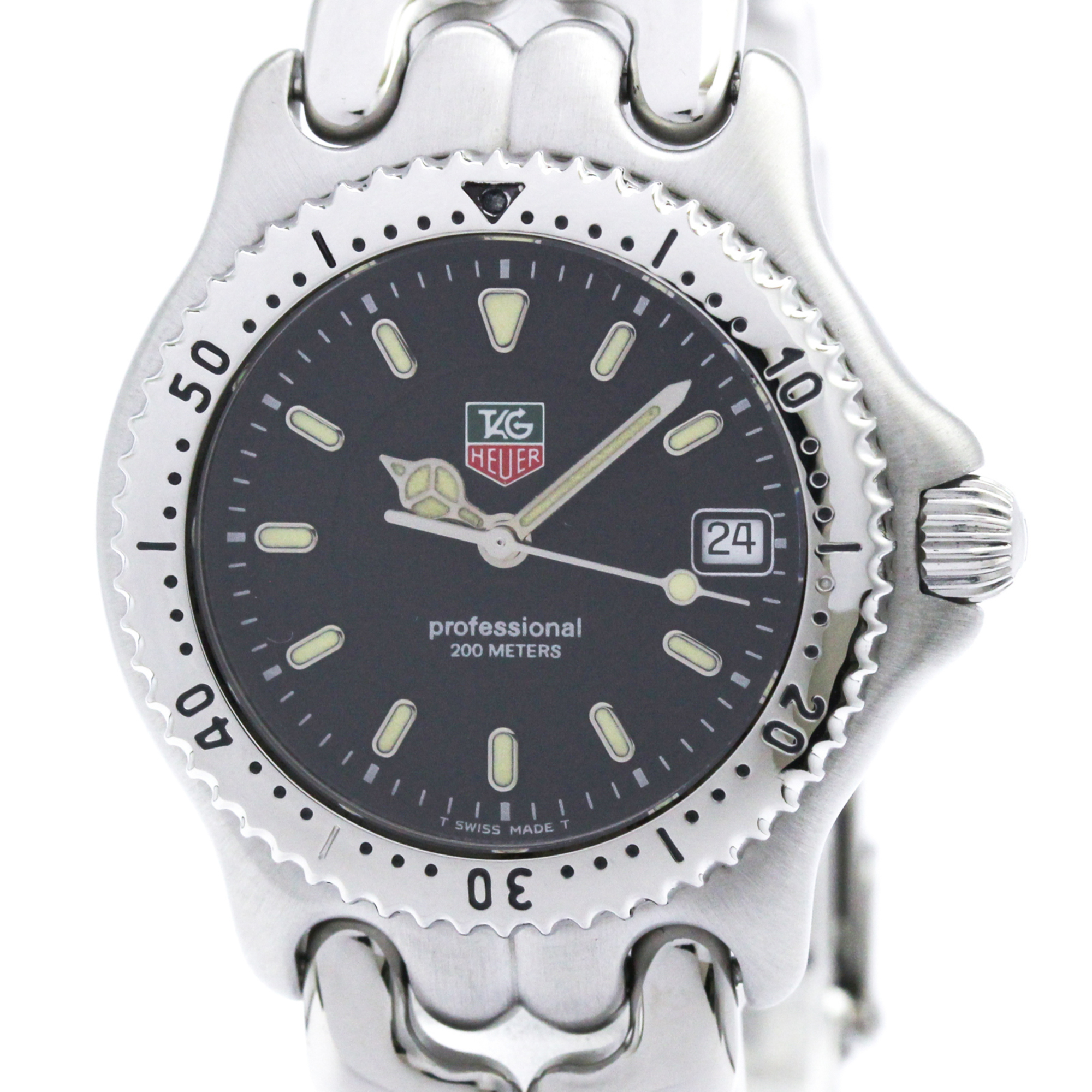 TAG HEUER Sel Professional 200M Quartz Mid Size Watch WG1214 Polished