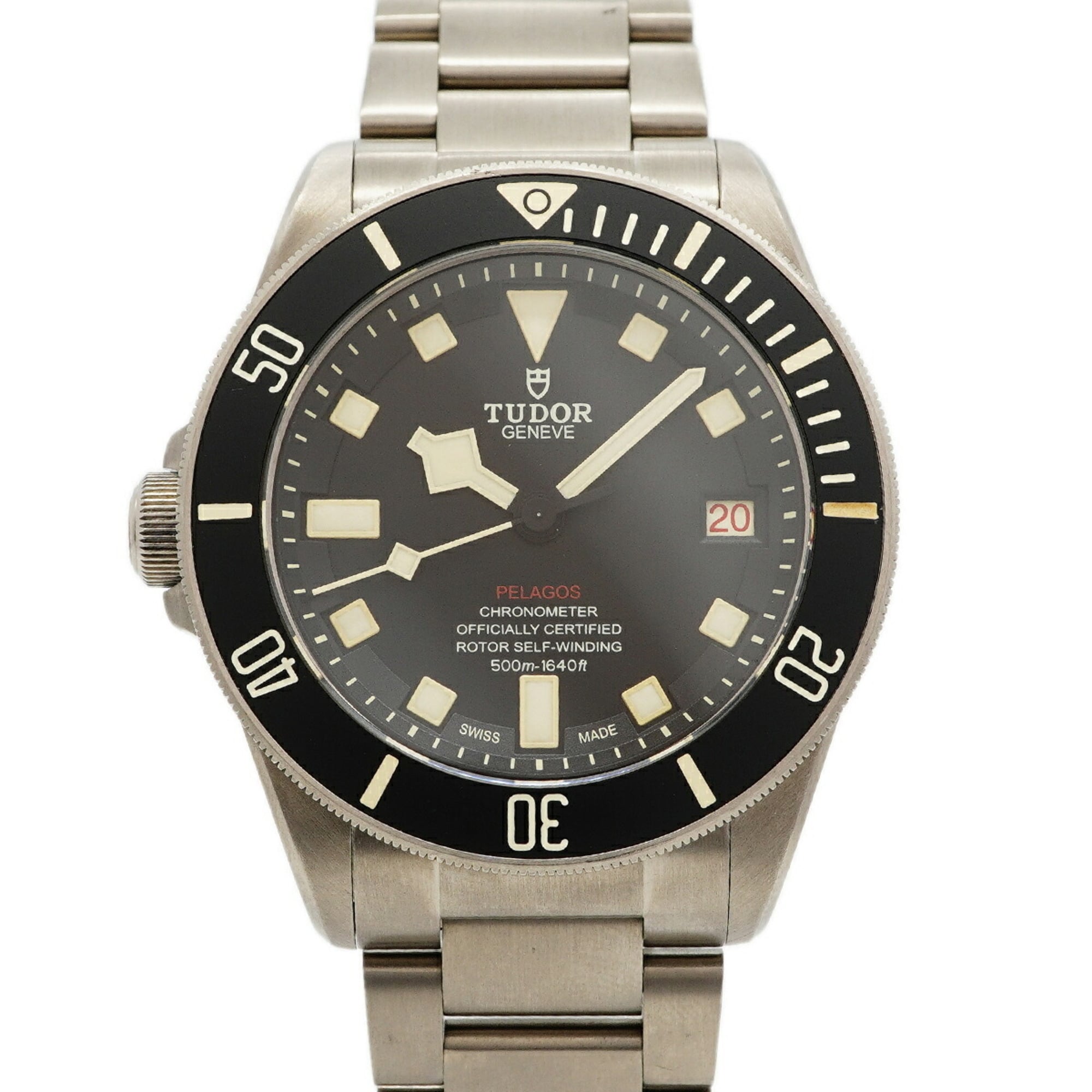 Tudor Pelagos LHD Left-Hand 25610TNL Black Dial Men\'s Watch