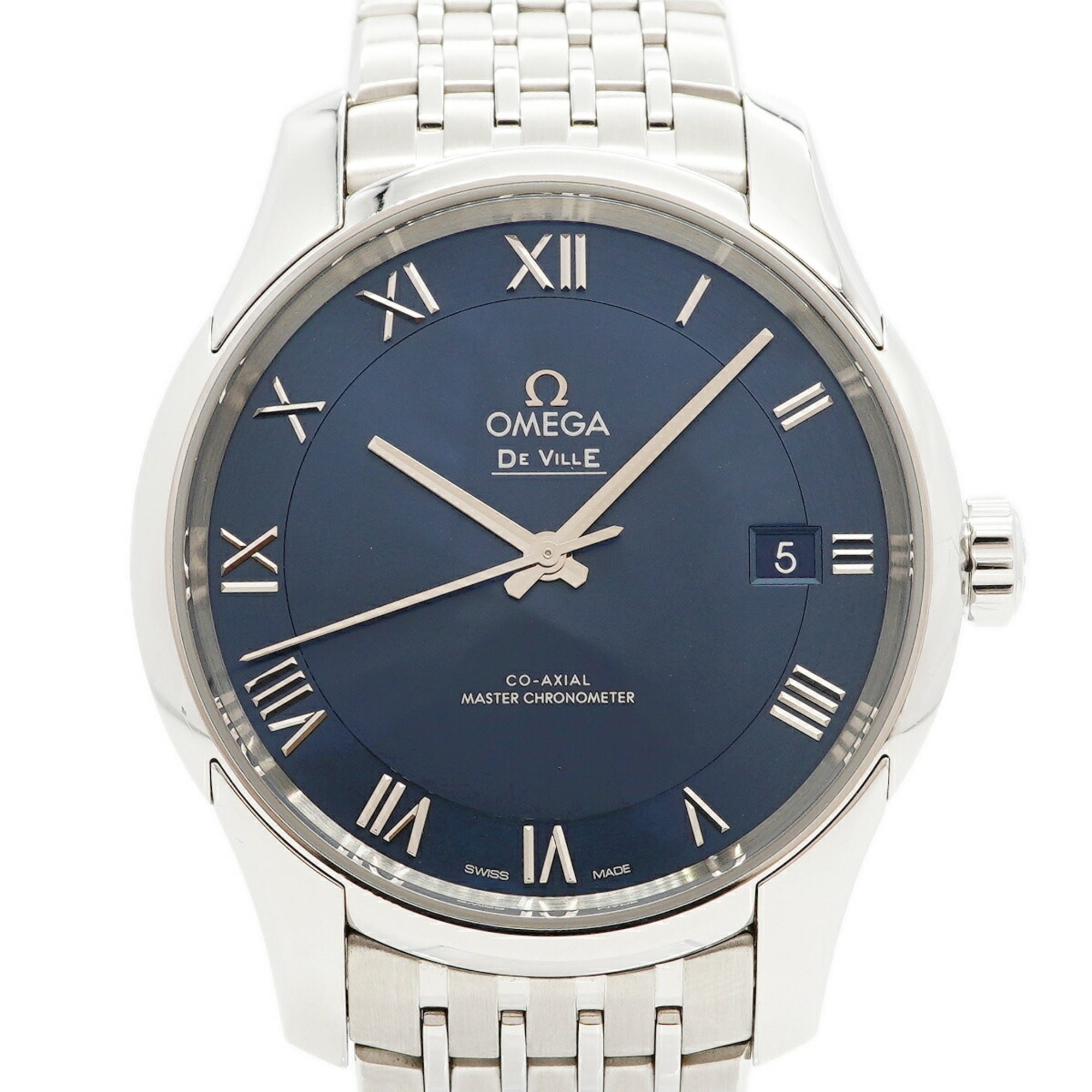Omega De Ville Hour Vision 433.10.41.21.03.001 Navy Dial Men\'s Watch