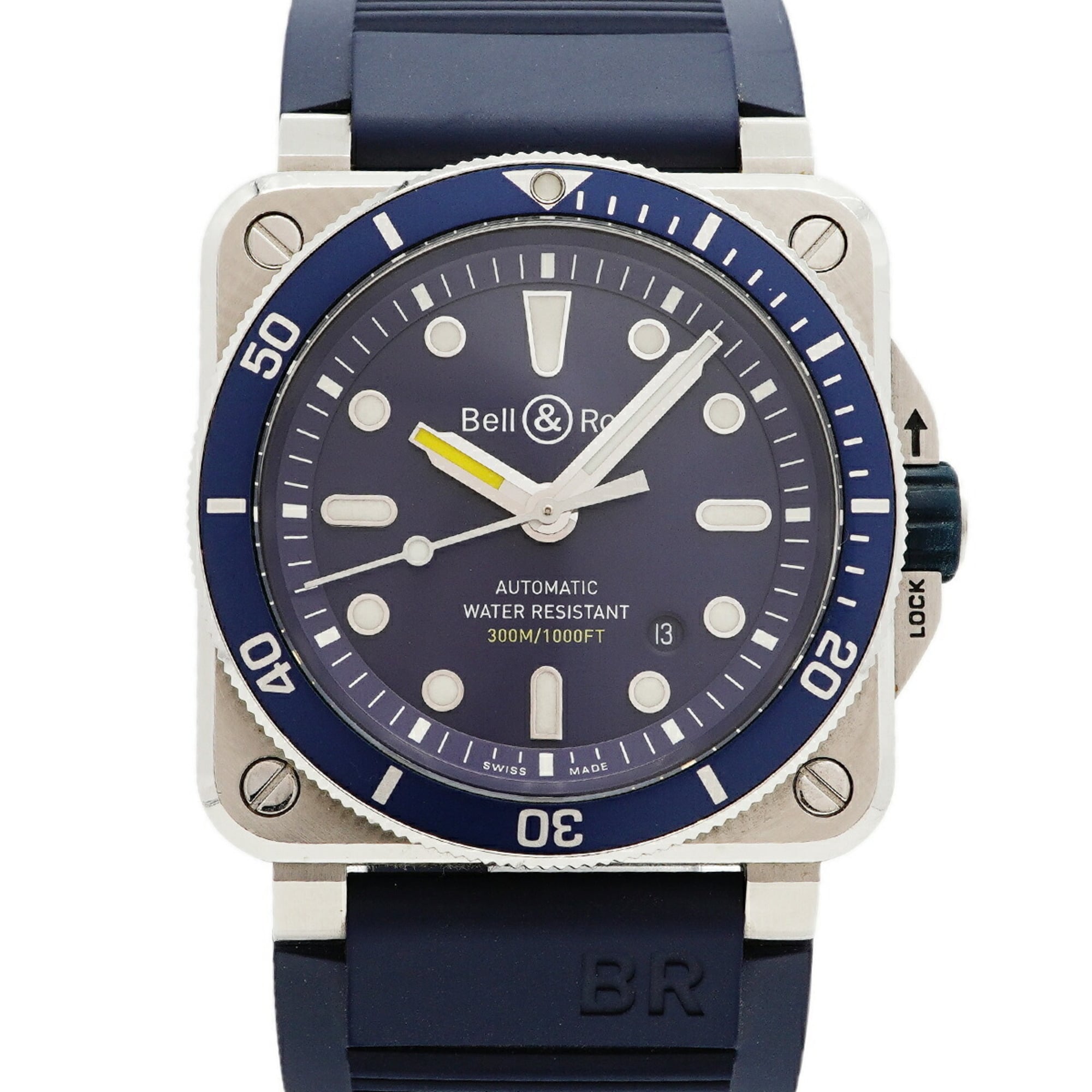 Bell & Ross BR03-92 Diver Blue BR0392-D-BU-ST SRB Dial Men\'s Watch