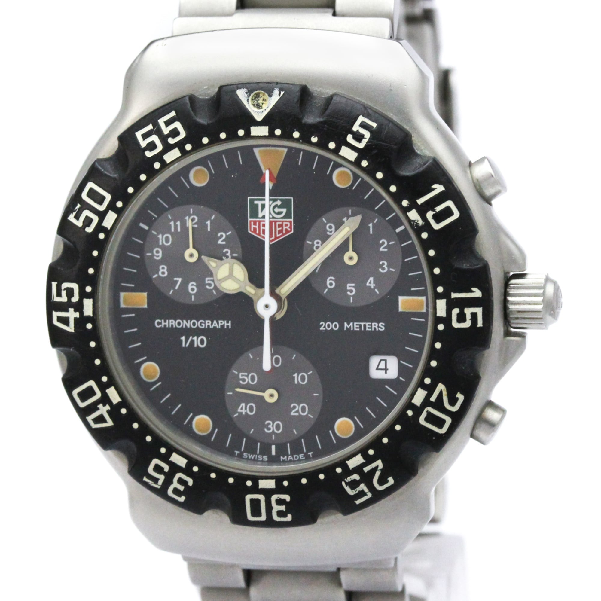 TAG HEUER 2000 Formula 1 Chronograph Steel Quartz Mens Watch CA1211