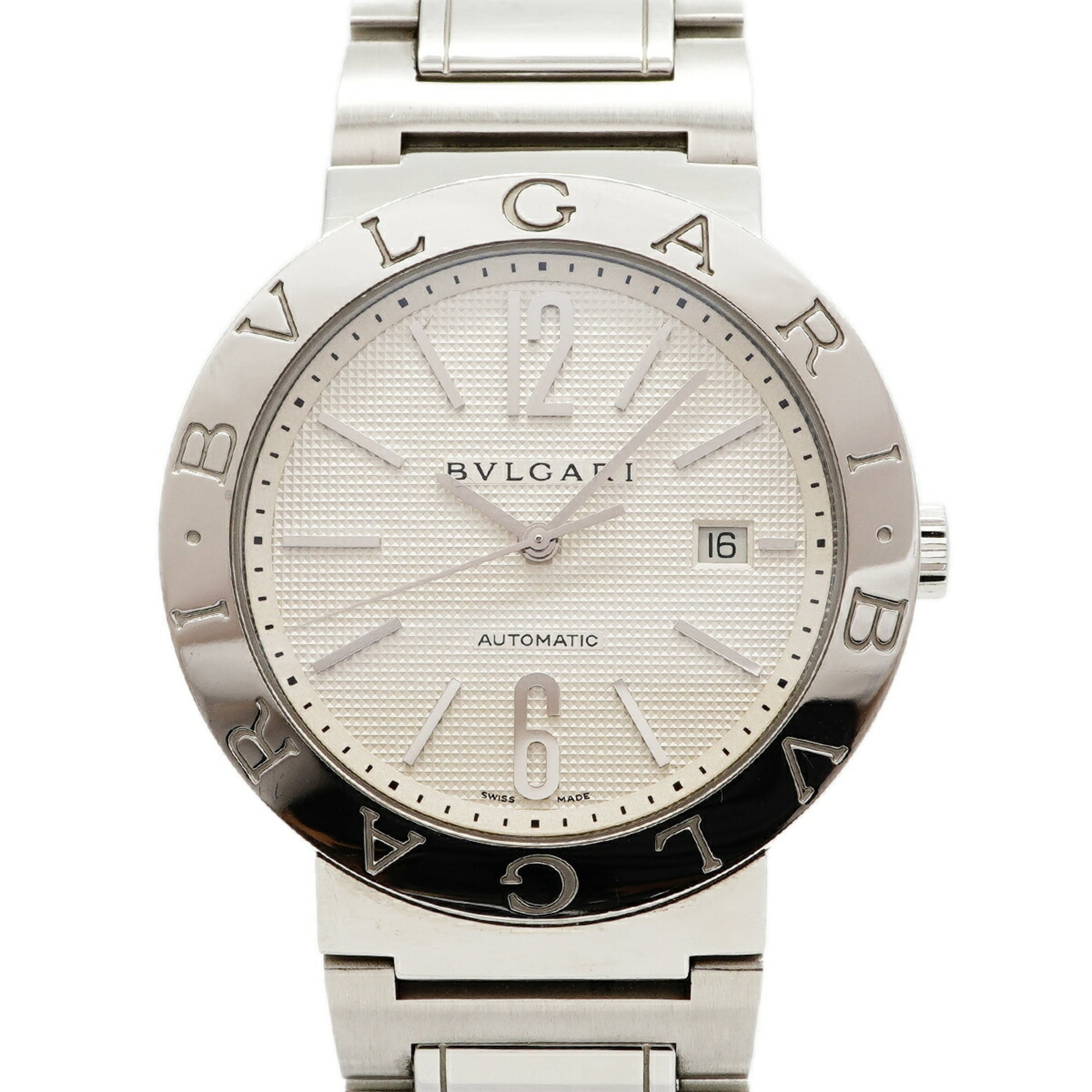 Bvlgari AUTO BB42SS Silver Dial Men\'s Watch