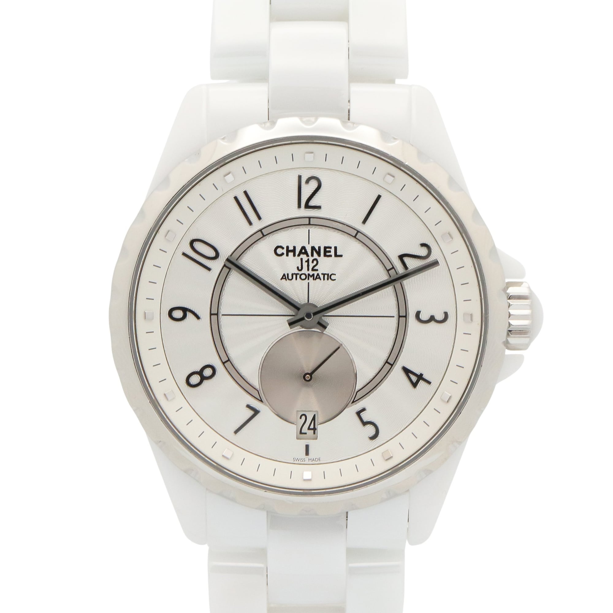 Chanel J12-365 Ceramic Men\'s Watch, White (H3837)