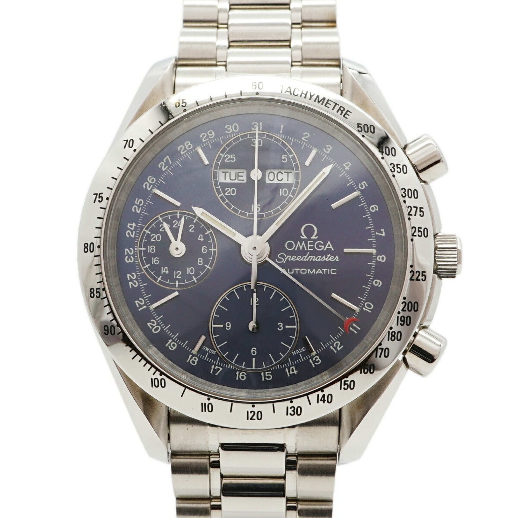 Omega Speedmaster Triple Calendar 3521.80 Blue Dial Men\'s Watch