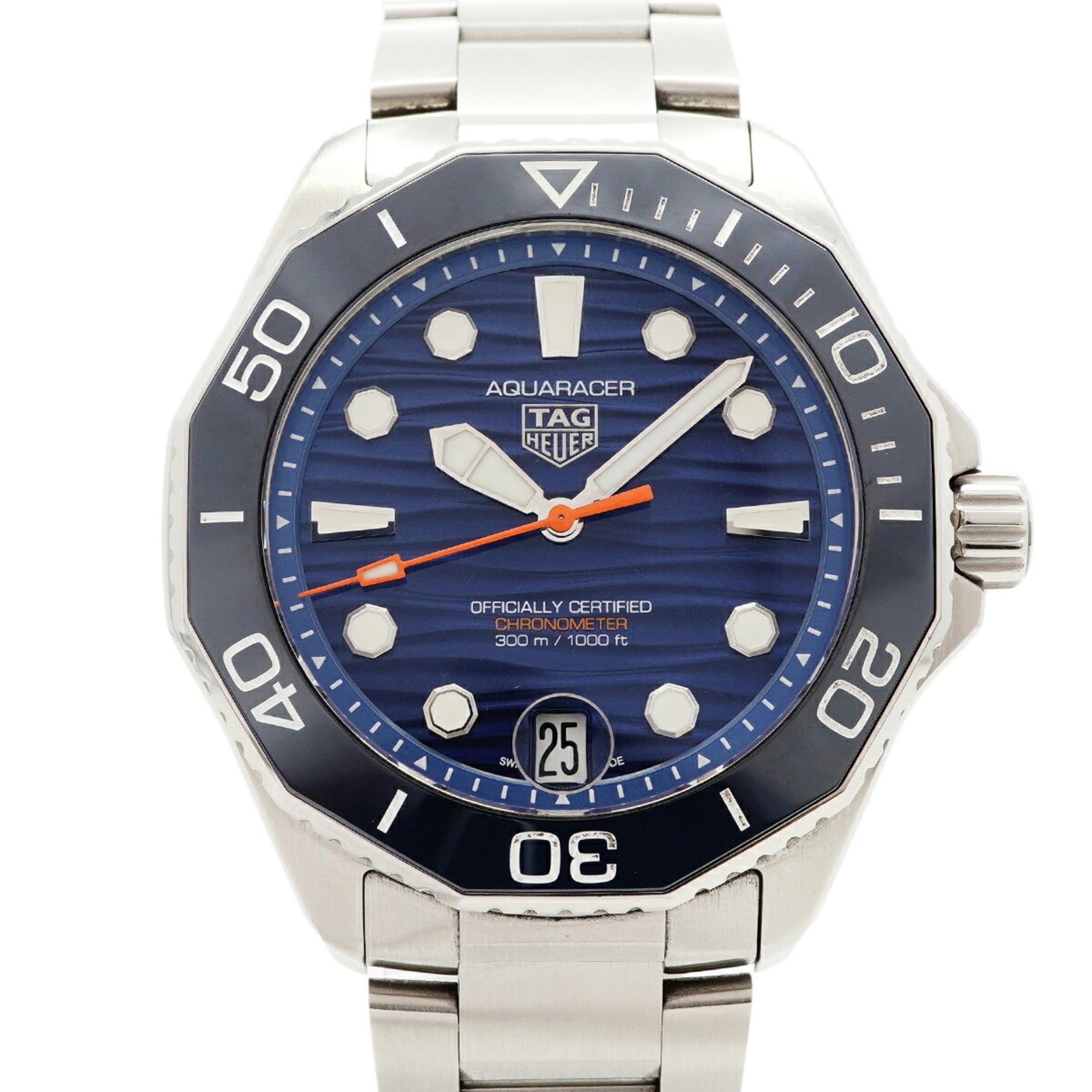 TAG Heuer Aquaracer Professional 300 WBP5111 Blue Dial Men\'s Watch
