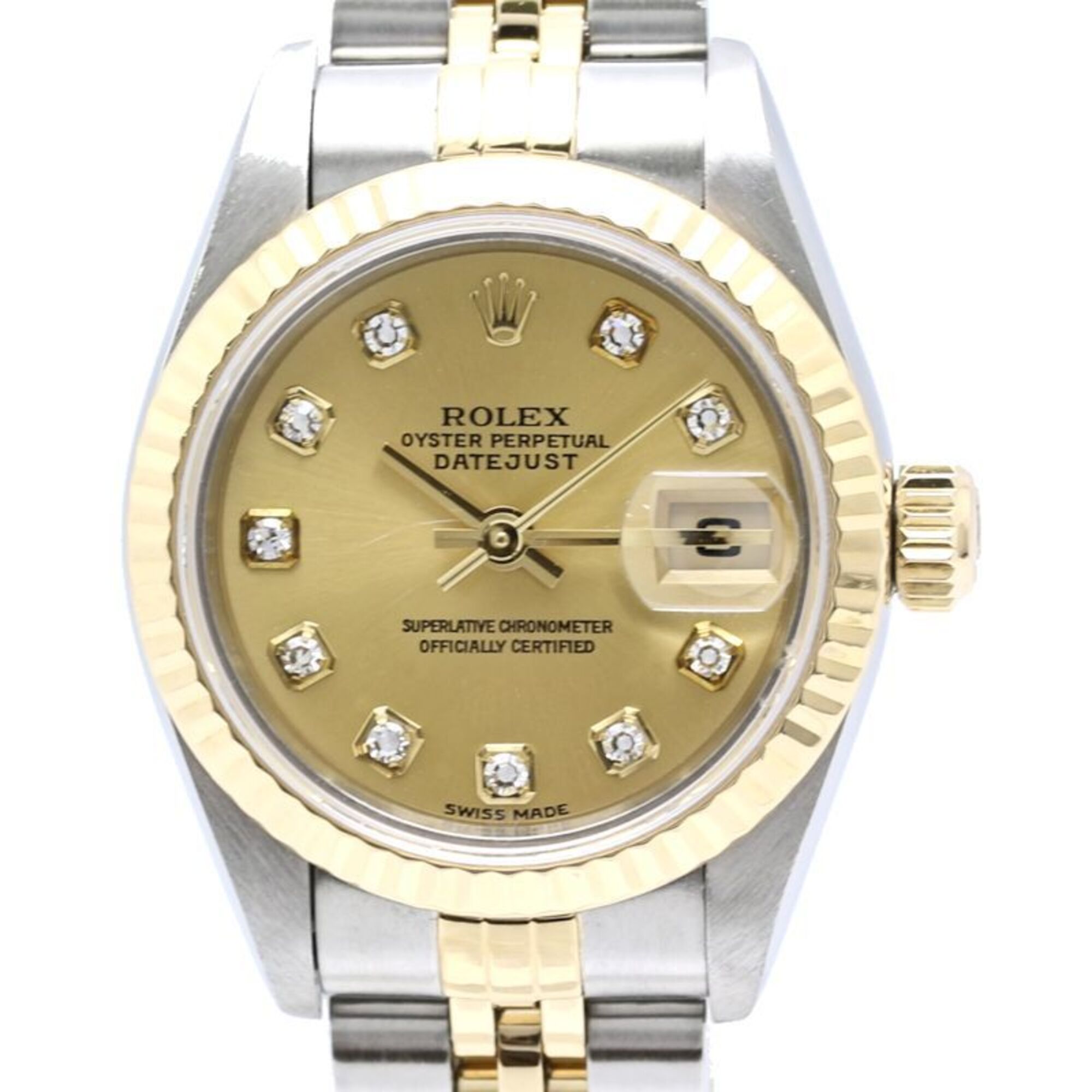 ROLEX Datejust 10P Diamond 79173G Women\'s Watch 40547