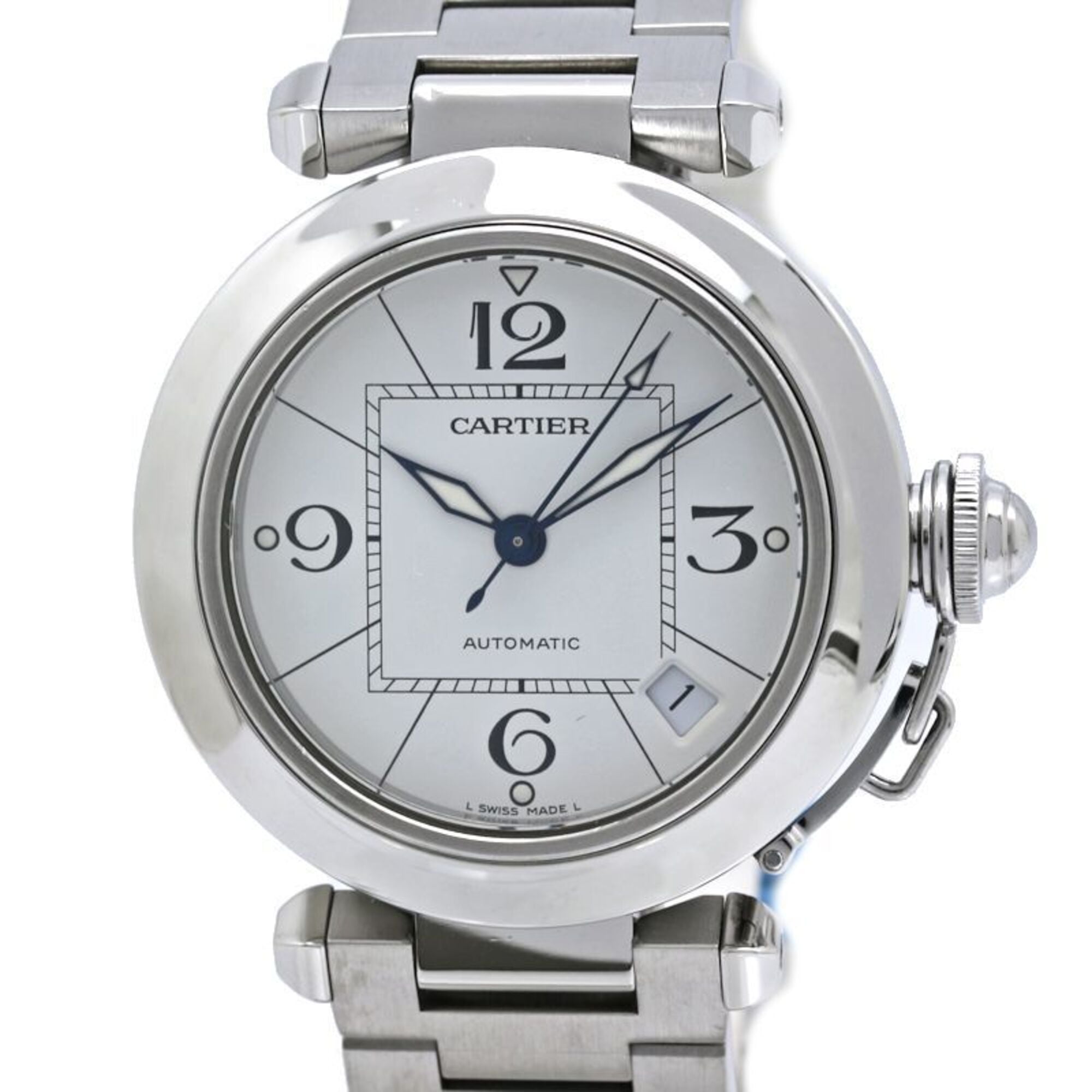 CARTIER Cartier Pasha C W31074M7 Watch Boys Stainless Steel 40501