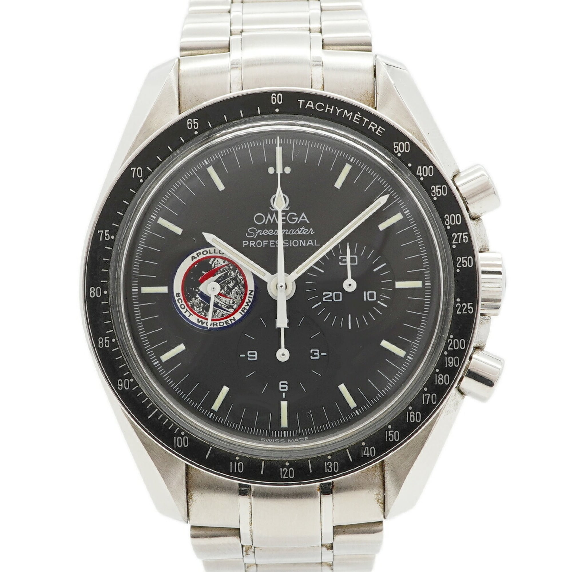 Omega Speedmaster Missions Apollo 15 3597.18 Black Dial Men\'s Watch