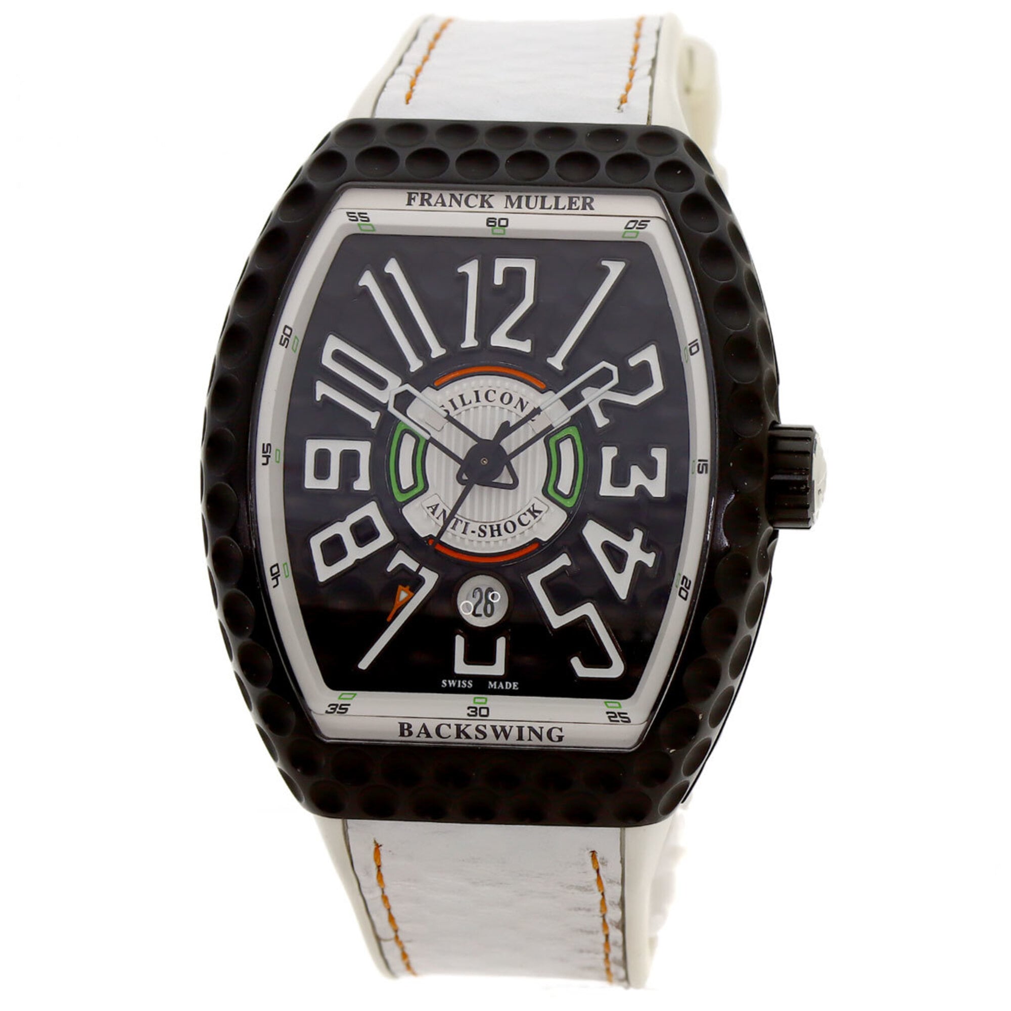 Franck Muller V45SCDT Golf Vanguard Backswing Watch, Titanium/Rubber, Men\'s