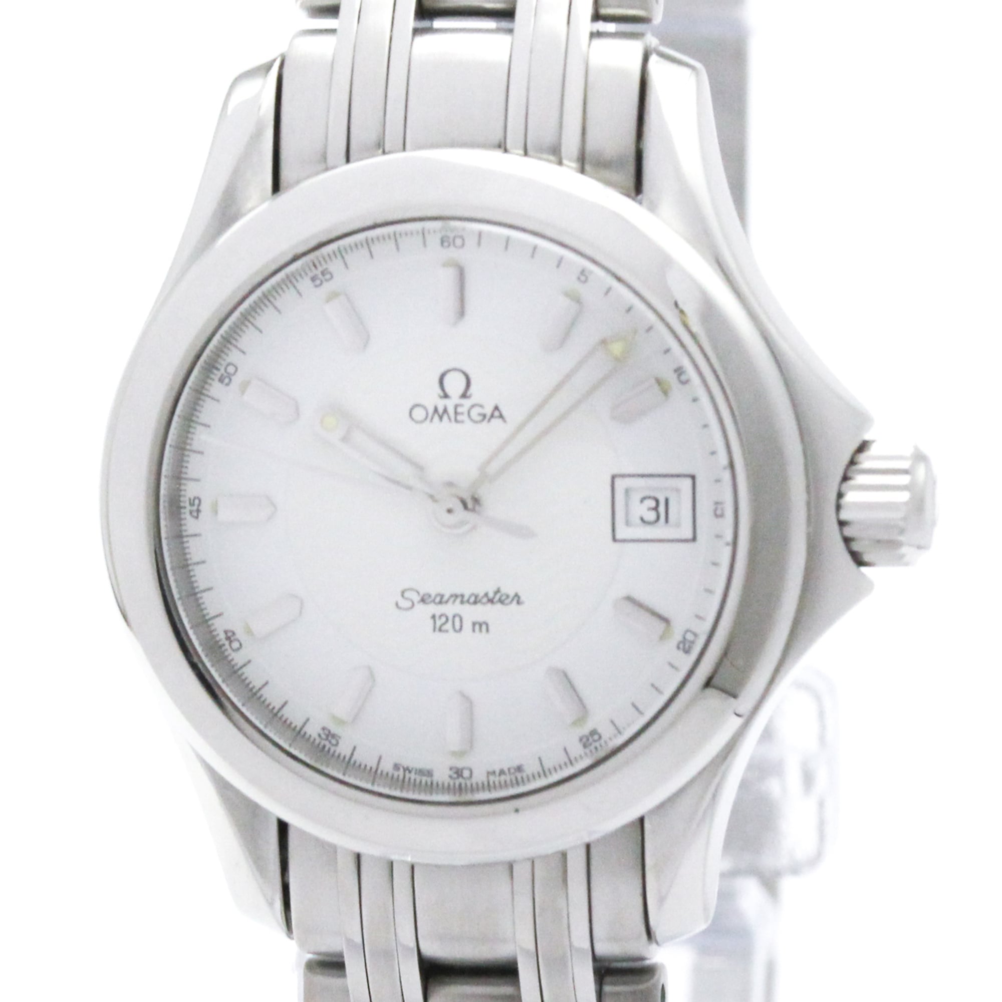 OMEGA Seamaster 120M Steel Quartz Ladies Watch 2581.21 Polished