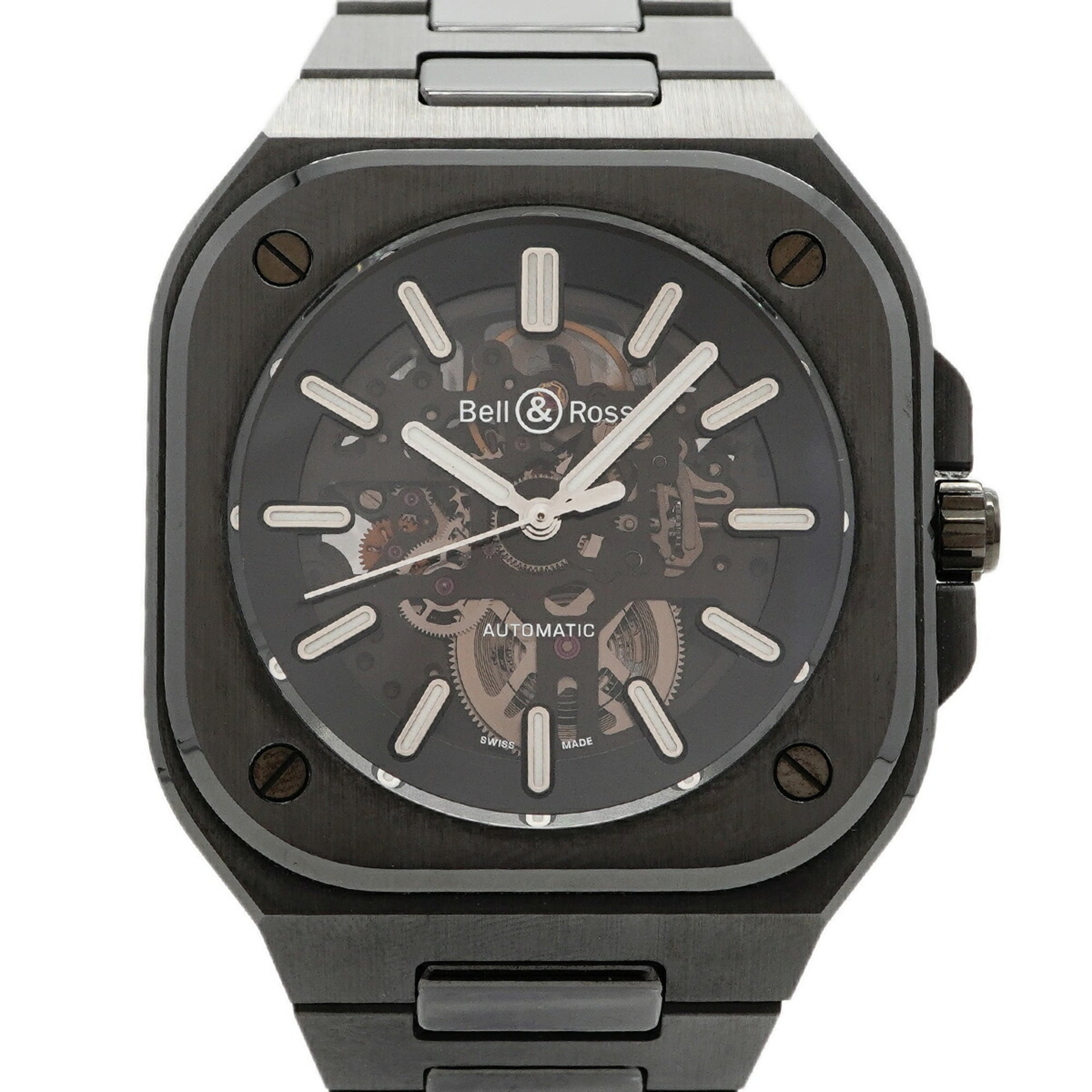 Bell & Ross BR05 Skeleton Black Ceramic BR05A-BL-SK-CE SCE Dial Watch for Men