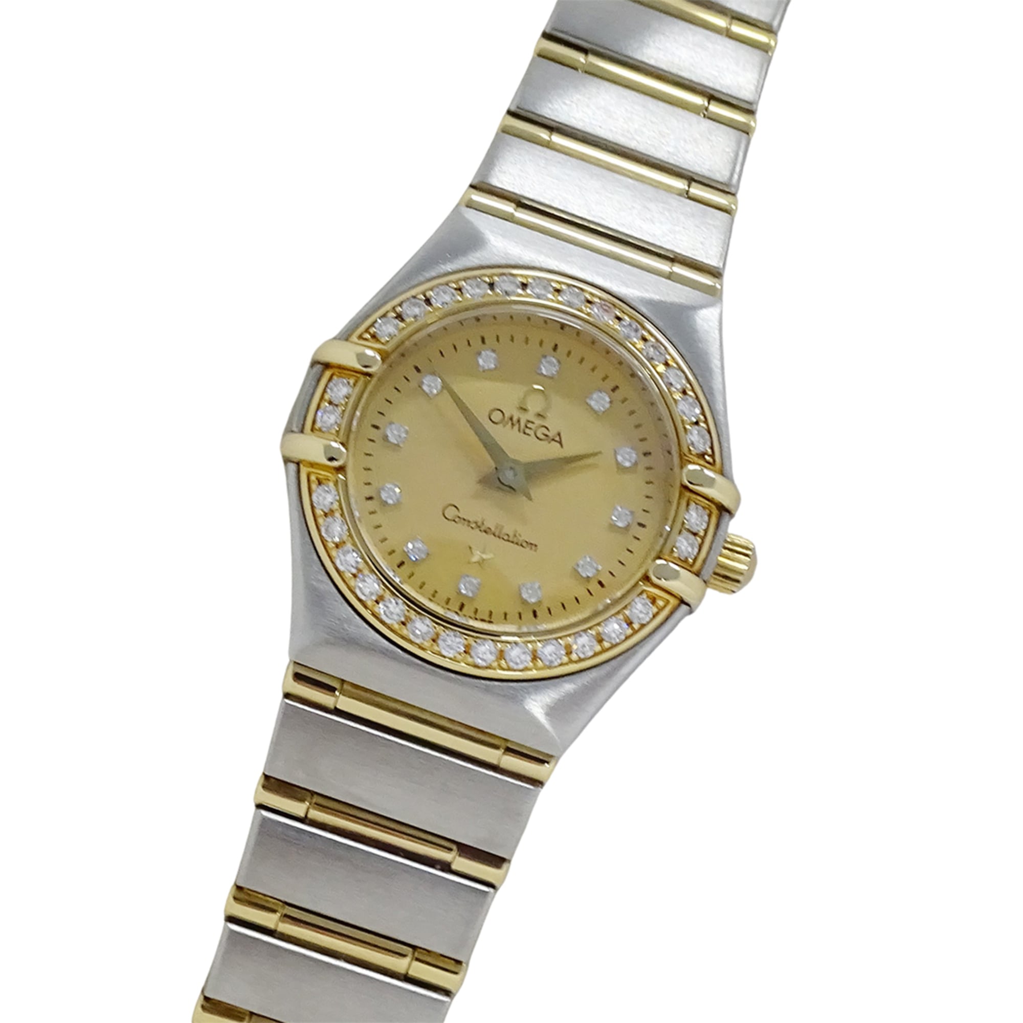 Omega Constellation Mini 1267.15 Women\'s Watch, Brand Name, Diamond, Quartz, Stainless Steel (SS),