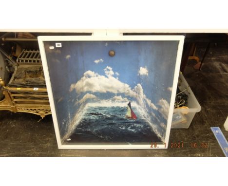 A framed and glazed print 'The Earth Room' 2010, by Michael Vincent Manalo, edition 3/10
