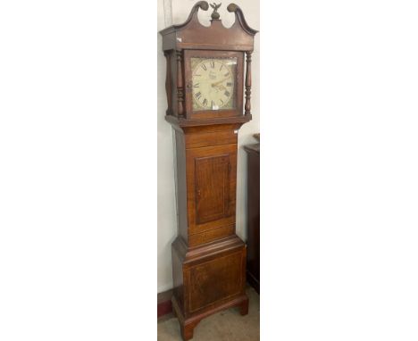 A George III inlaid mahogany 30-hour longcase clock 