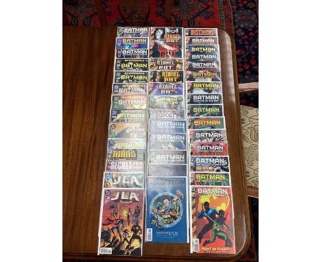 DC Comics mostly 90s to include Batman, Green lantern, The Flash and others. Approximately 124 Comics