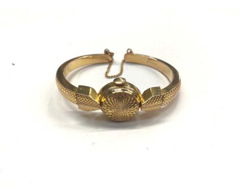1950s Dreffa ladies gold plated bangle watch