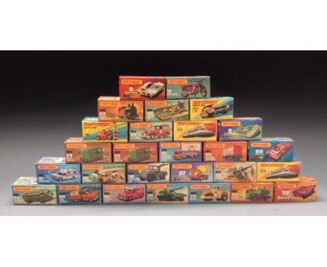 Lesney Matchbox 1-75 Series, Superfast, Rola-matics, Streakers -  a collection of twenty seven vehicles comprising, Superfast