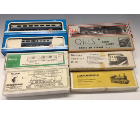 Model Kits - a Jidenco unbuilt OO gauge model kit 0-4-4T S.E.C.R./S.R. H class engine;  others Modern Traction Kits, MUZ6 BR2