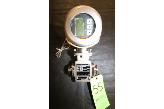Endress Hauser 2 Clamp Type In Line S S Flow Meter Model Promag