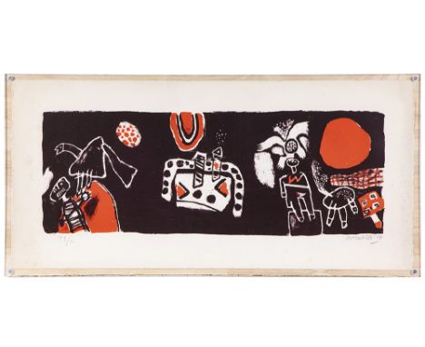 CORNEILLE (1922 - 2010) Corneille signed lithograph printed in colors - dated (19)69 || CORNEILLE (1922 - 2010) (1922 - 2010)