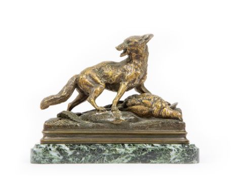 DUBUCAND ALFRED (1828 - 1894) small antique sculpture in bronze (with a marble base) - signed Alfred Dubucand || DUBUCAND ALF