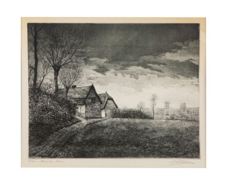 DE COOMAN EMIEL (1922 - 2021) 20th Cent. Belgian etching - signed Emile De Cooman || DE COOMAN EMIEL (1922 - 2021) ets n° 75/