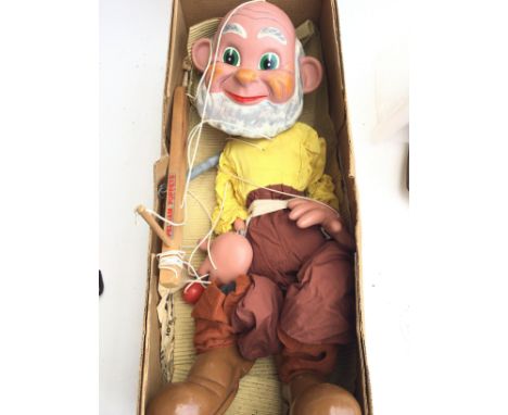 A Boxed Shop Display Pelham Puppet. Approx length 80Cm.