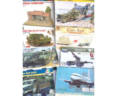 A Collection of Boxed Model Kits Including a Sealed Cutty Sark by Airfix. No Reserve.