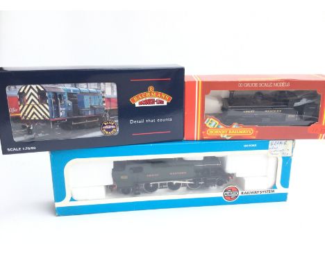 3 X Boxed 00 Gauge Locomotives. By Bachmann. Hornby and Airfix.