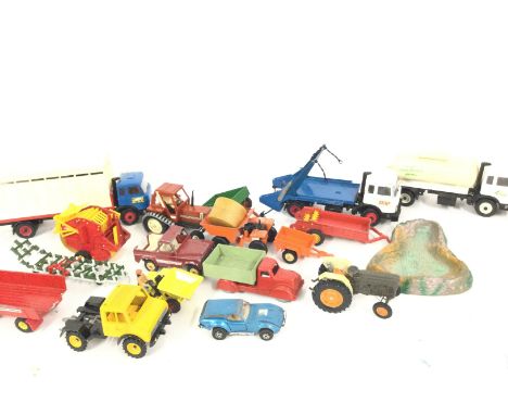 A Collection of Of Playworn Diecast Including Britains. Matchbox. Lone Star. Etc.