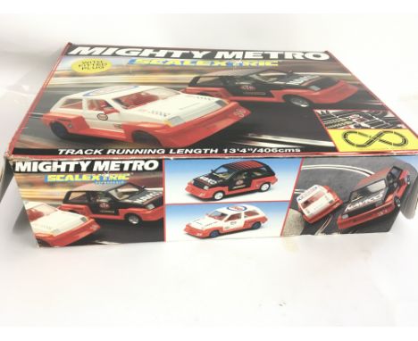 Boxed Scalextric set..MIGHTY METRO.