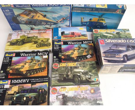 A Collection of Various Model Kits including Airfix. Revell. Amt. etc.