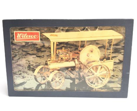 A Boxed Wilesco Steam Roller Traction Engine. #D407