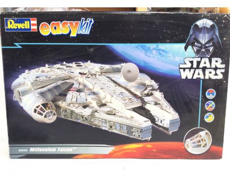 A Boxed Star Wars Revell Millennium Falcon Model Kit No Reserve.