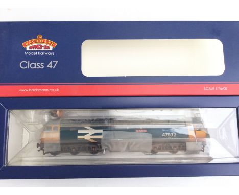 A Boxed Bachmann 00 Gauge Class 47 Diesel 47572. #31-650Y. DCC.