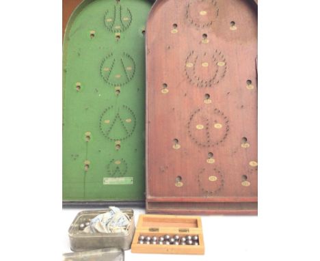 2 X Bagatelle Boards with Ball Bearings.