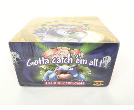 A Rare Boxed Pokemon Forth Print U.K. Base Set Sealed Booster Box (Wizards Of The Coast 1999-2000) on January 9, 1999 the Bas