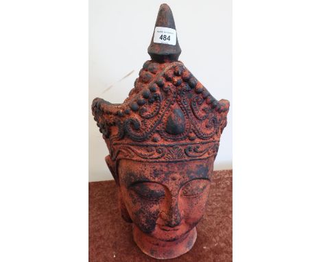 Ceramic Thai style Buddha head (height 45cm) 