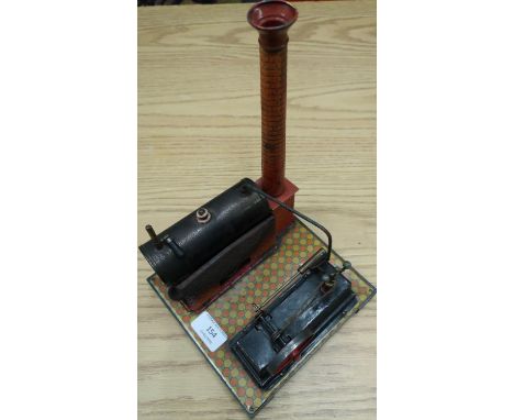 Early 20th C German single cylinder stationary engine 