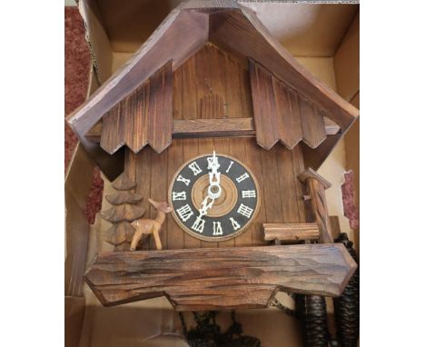 20th C cuckoo style clock 